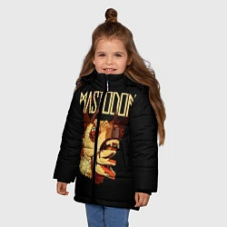 Куртка зимняя для девочки Mastodon: Leviathan, цвет: 3D-светло-серый — фото 2