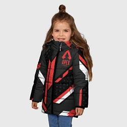 Куртка зимняя для девочки Apex Cyrex, цвет: 3D-черный — фото 2