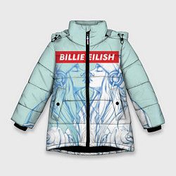 Куртка зимняя для девочки Billie Eilish Music, цвет: 3D-черный