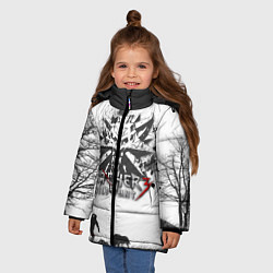 Куртка зимняя для девочки The Witcher 3: Wild Hunt, цвет: 3D-красный — фото 2
