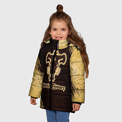 Куртка зимняя для девочки Black Clover, цвет: 3D-черный — фото 2