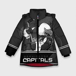 Куртка зимняя для девочки Washington Capitals: Mono, цвет: 3D-красный