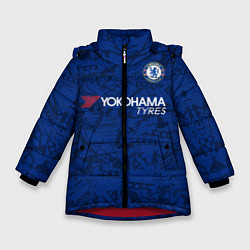Куртка зимняя для девочки Chelsea home 19-20, цвет: 3D-красный