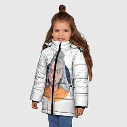 Куртка зимняя для девочки Billie Eilish: Six Feet Under, цвет: 3D-черный — фото 2