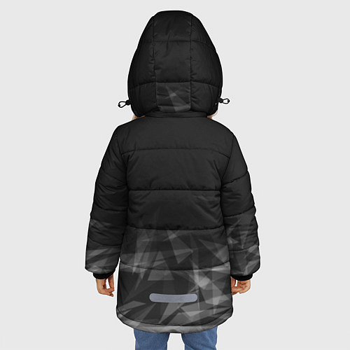 Зимняя куртка для девочки DANGANRONPA / 3D-Светло-серый – фото 4