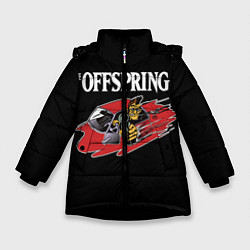 Куртка зимняя для девочки The Offspring: Taxi, цвет: 3D-черный