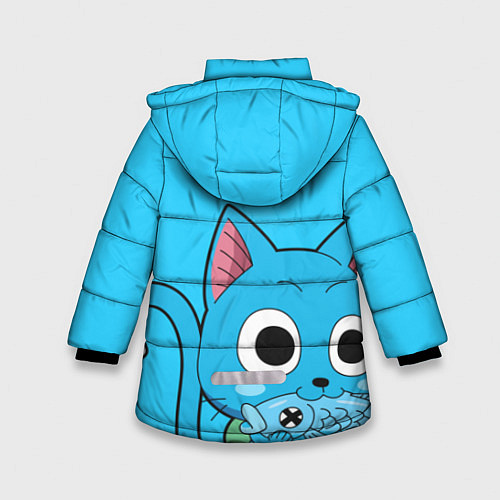 Зимняя куртка для девочки Fairy Tail: Happy / 3D-Красный – фото 2