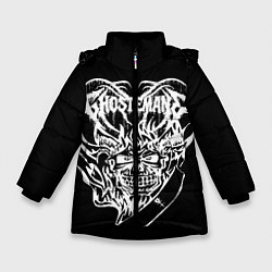 Куртка зимняя для девочки Ghostemane, цвет: 3D-черный