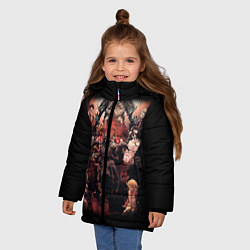 Куртка зимняя для девочки Overlord 1, цвет: 3D-черный — фото 2