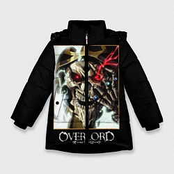 Куртка зимняя для девочки Overlord 5, цвет: 3D-черный