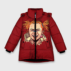 Куртка зимняя для девочки GONE Fludd, цвет: 3D-черный