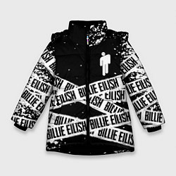 Куртка зимняя для девочки BILLIE EILISH: Black Tape, цвет: 3D-черный