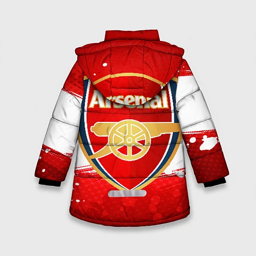 Зимняя куртка для девочки Arsenal / 3D-Красный – фото 2