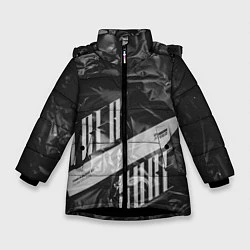 Куртка зимняя для девочки Trea Sure Ateez, цвет: 3D-черный