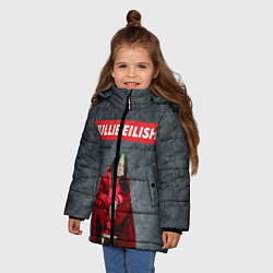 Куртка зимняя для девочки Королева Билли, цвет: 3D-черный — фото 2