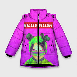 Куртка зимняя для девочки Billie Eilish, цвет: 3D-черный