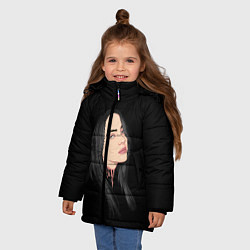 Куртка зимняя для девочки Billie Eilish: Black Style, цвет: 3D-черный — фото 2