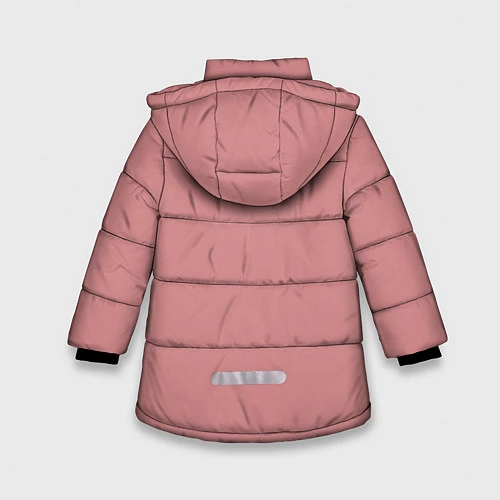 Зимняя куртка для девочки Television Series Friends / 3D-Светло-серый – фото 2