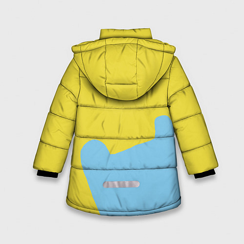 Зимняя куртка для девочки Время приключений Фин и Джейк / 3D-Красный – фото 2