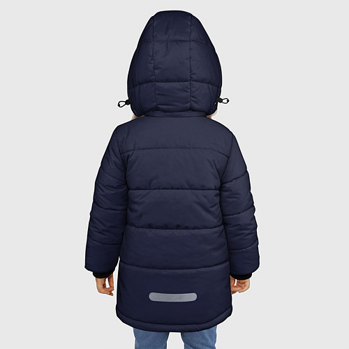 Зимняя куртка для девочки Ария / 3D-Светло-серый – фото 4