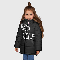 Куртка зимняя для девочки Bad Wolf, цвет: 3D-красный — фото 2