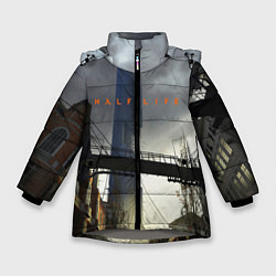 Куртка зимняя для девочки HALF LIFE, цвет: 3D-светло-серый