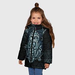 Куртка зимняя для девочки Odinn, цвет: 3D-светло-серый — фото 2