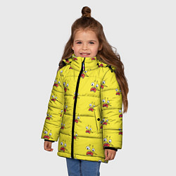 Куртка зимняя для девочки Earl of Lemongrab, цвет: 3D-светло-серый — фото 2