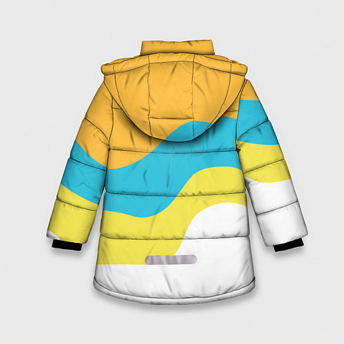Зимняя куртка для девочки Adventure Time / 3D-Светло-серый – фото 2