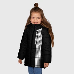 Куртка зимняя для девочки ATEEZ, цвет: 3D-черный — фото 2