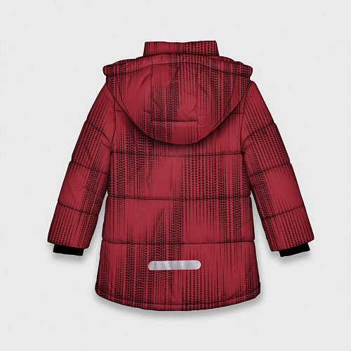 Зимняя куртка для девочки Амкал домашняя / 3D-Светло-серый – фото 2