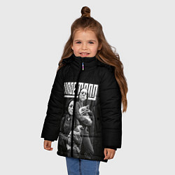 Куртка зимняя для девочки Lindemann, цвет: 3D-красный — фото 2