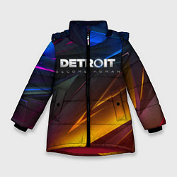 Куртка зимняя для девочки DETROIT BECOME HUMAN, цвет: 3D-красный