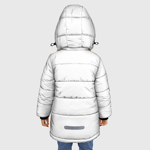 Зимняя куртка для девочки Томас Шелби / 3D-Светло-серый – фото 4