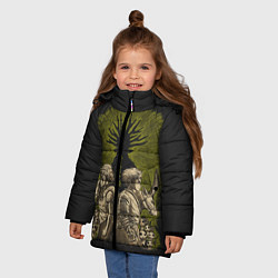 Куртка зимняя для девочки Принцесса Мононоке, цвет: 3D-светло-серый — фото 2