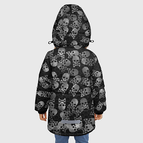 Зимняя куртка для девочки Князь / 3D-Светло-серый – фото 4