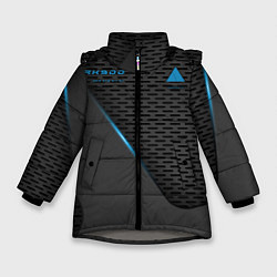 Куртка зимняя для девочки Detroit RK900, цвет: 3D-светло-серый