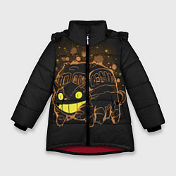 Куртка зимняя для девочки My Neighbor Totoro, цвет: 3D-красный