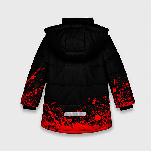 Зимняя куртка для девочки АРИЯ / 3D-Светло-серый – фото 2