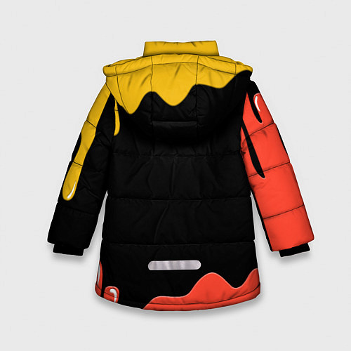 Зимняя куртка для девочки BRAWL STARS MAX / 3D-Красный – фото 2