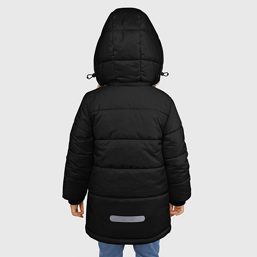 Зимняя куртка для девочки BILLIE EILISH / 3D-Светло-серый – фото 4