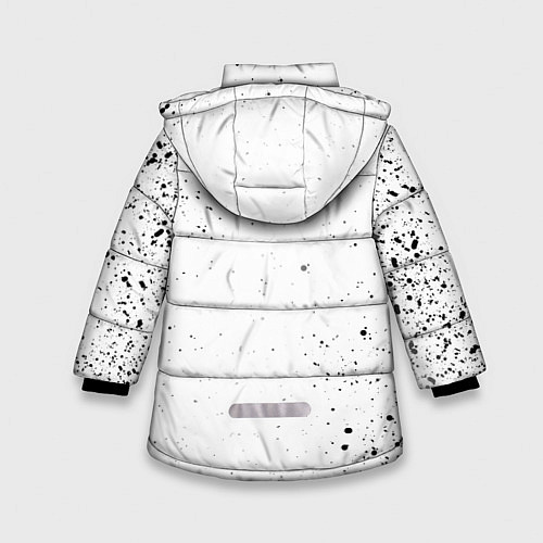 Зимняя куртка для девочки ВЕДЬМАК / 3D-Красный – фото 2