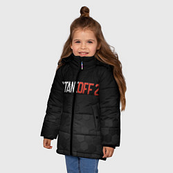 Куртка зимняя для девочки STANDOFF 2, цвет: 3D-светло-серый — фото 2