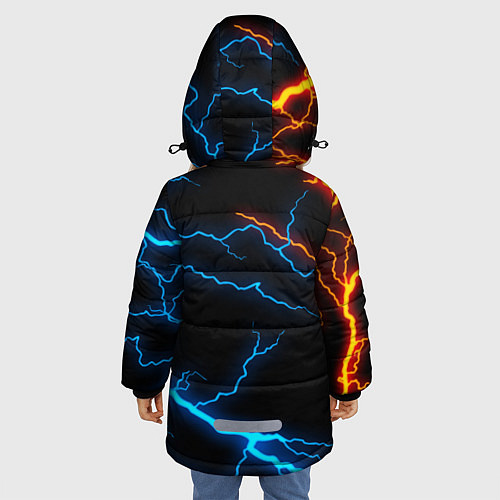 Зимняя куртка для девочки PORTAL / 3D-Светло-серый – фото 4