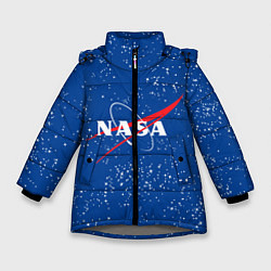 Куртка зимняя для девочки NASA, цвет: 3D-светло-серый