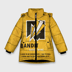 Куртка зимняя для девочки Bandit R6s, цвет: 3D-черный