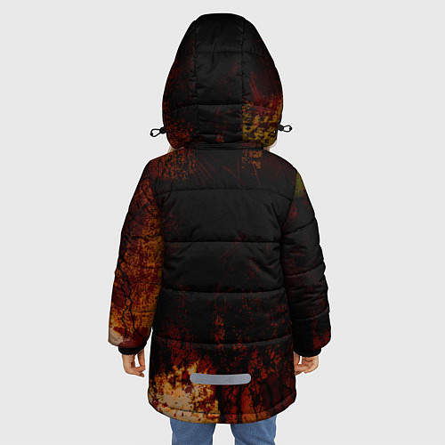 Зимняя куртка для девочки Ведьмаку заплатите / 3D-Светло-серый – фото 4