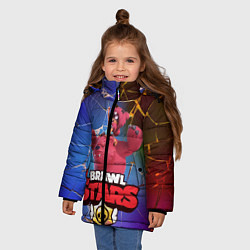 Куртка зимняя для девочки Brawl Stars - Nita, цвет: 3D-черный — фото 2