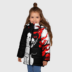 Куртка зимняя для девочки MONOKUMA, цвет: 3D-красный — фото 2