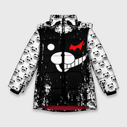 Куртка зимняя для девочки MONOKUMA, цвет: 3D-красный